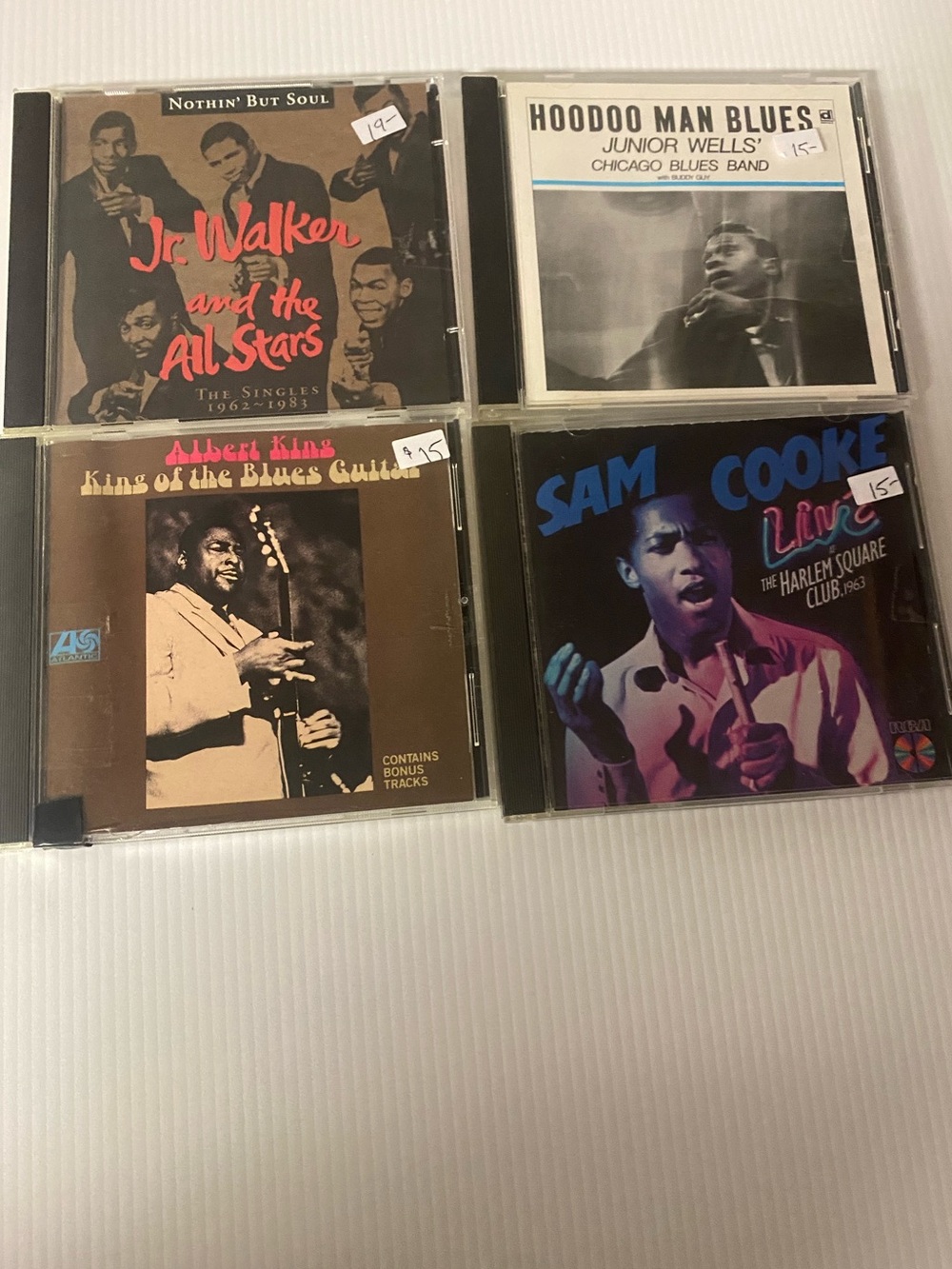 Lot Of 4 Blues CDS • Sam Cooke, Junior Wells, Albert King, Jr Walker